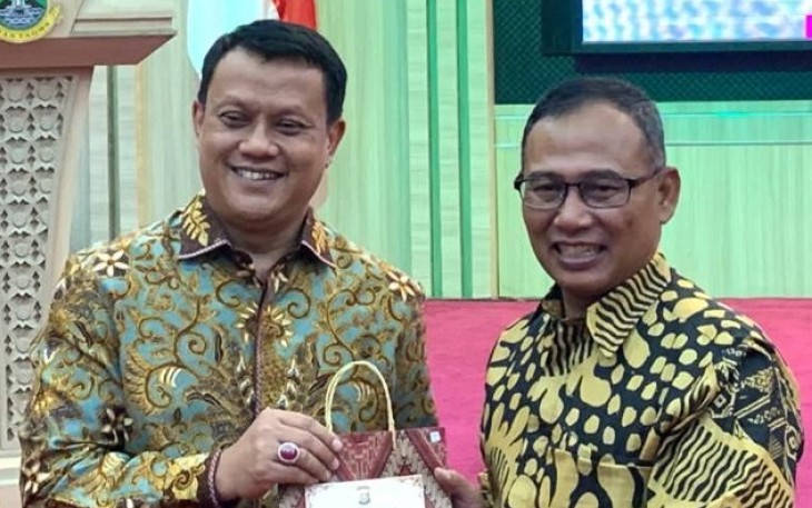 Kapolda Banten saat Hadiri Pisah Sambut Danrem 064/Maulana Yusuf