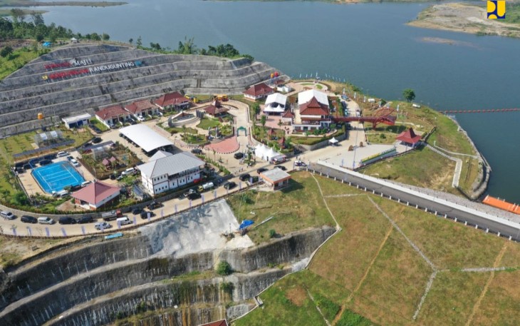 Bendungan Randugunting, Blora, Jawa Tengah, Rabu (30/3/2022).