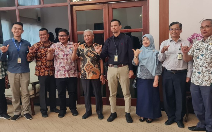 Bupati Asahan saat terima Audiensi Kepala KPP Pratama Kisaran