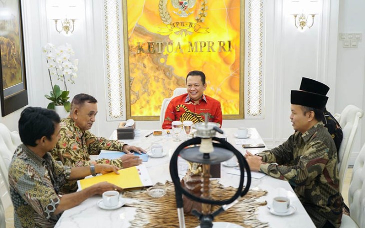 amsoet saat menerima Forum Pembauran Kebangsaan DKI Jakarta, di Jakarta, Selasa (29/11/22).