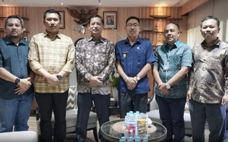 Bupati Labusel saat Silaturahmi ke Kemenhub