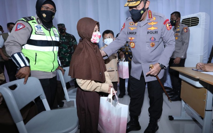 Launching Vaksinasi Merdeka Anak