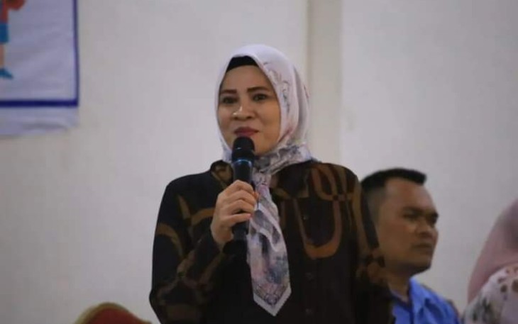 Plt. Kepala Dinas P3A Labuhanbatu Hj.Tuti Noprida