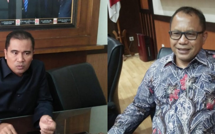 Wakil Ketua Komisi E DPRD Jatim, Artono dan Anggota Komisi E DPRD Jatim, Mathur