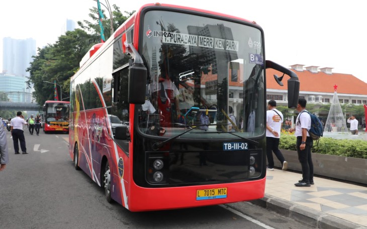 Bus Listrik BTS 