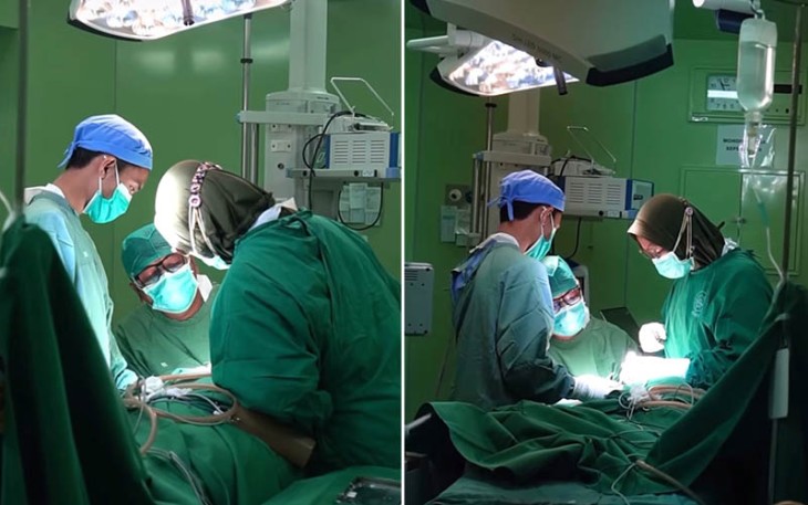 Tim Dokter GERAK BS Sukses Operasi ke-2 Bayi Hydrocephalus Korban Gempa Cianjur