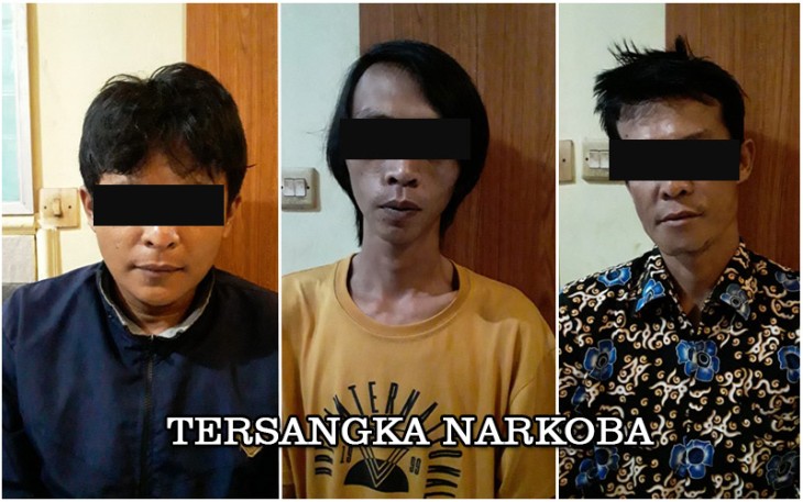 Tersangka saat diamankan