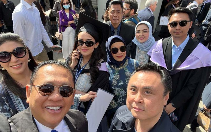 Ketua MPR RI Bambang Soesatyo saat Hadiri Wisuda RMIT University di Melbourne