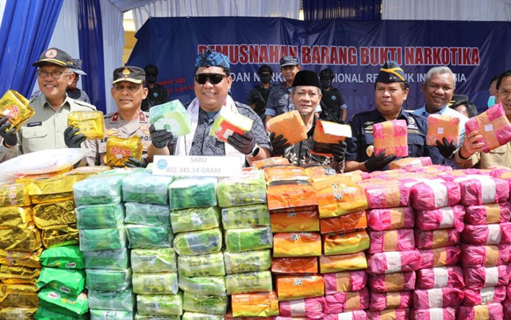BNN RI Musnahkan Ratusan Kilogram Narkotika di Penghujung 2022