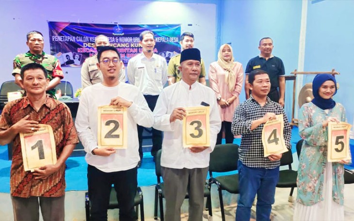 Nomor urut Calon Kepala Desa Lancang Kuning.