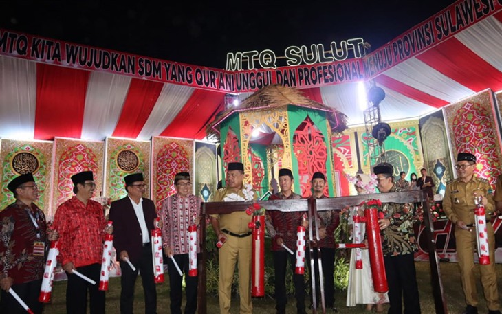Foto pembukaan MTQ ke-29 tingkat provinsi Sulut