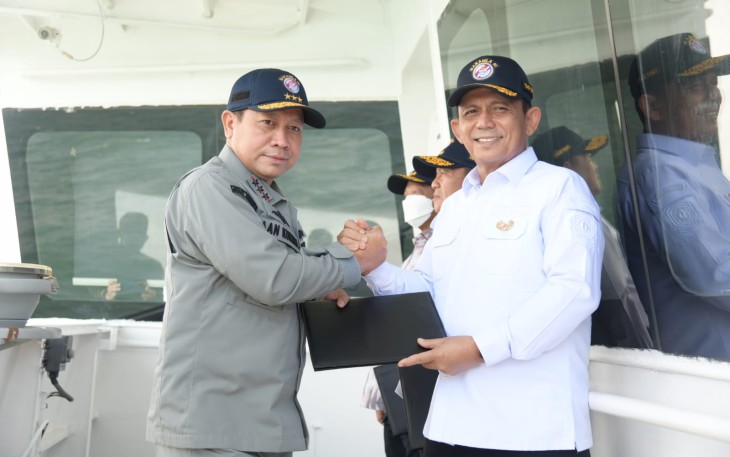 Gubernur Kepri Bersama Mendagri Berkunjung ke Pulau Karang Singa