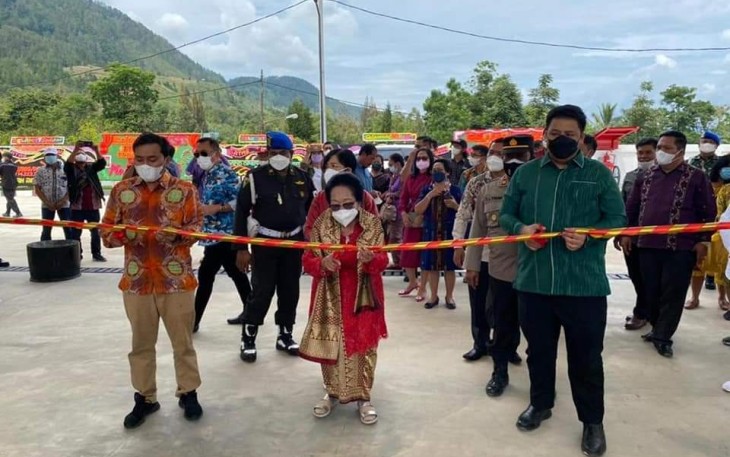 Opening SPBU Sopo Toba Energi Indonesia, oleh Bupati Samosir