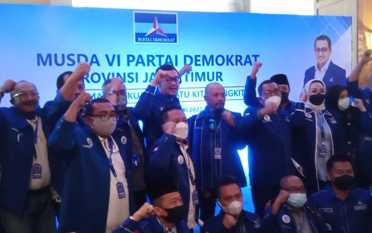 DPC PD di Jatim Optimis AHY bakal mendengar suara 25 DPC pendukung Bayu Airlangga