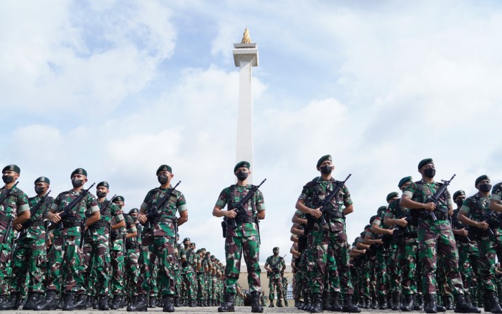Apel Gelar Pasukan di Monas