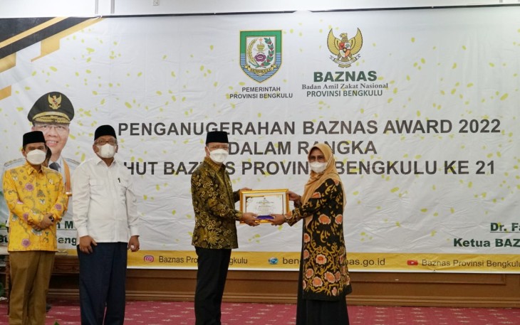 Penganugerahan Baznas Provinsi Bengkulu Award Tahun 2022
