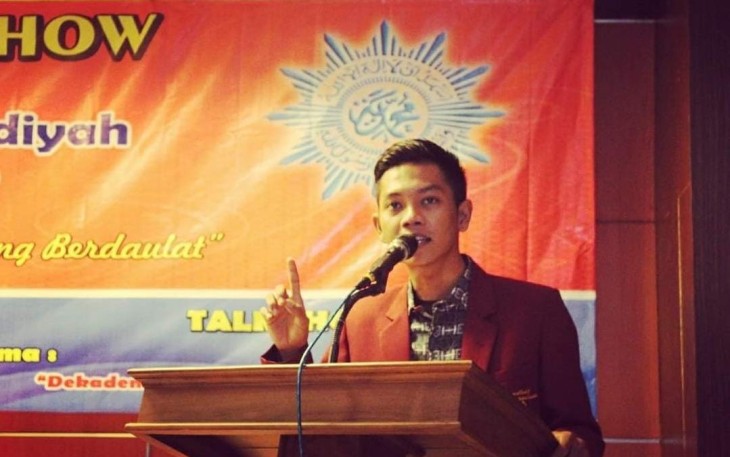 Ketua umum DPD IMM jatim (2018-2021), Andreas Susanto.