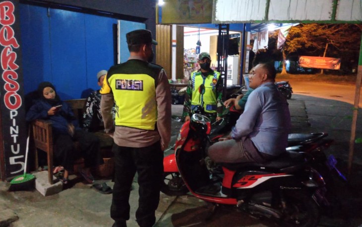Polsek Cepiring Gelar Patroli Pendisiplinan Prokes