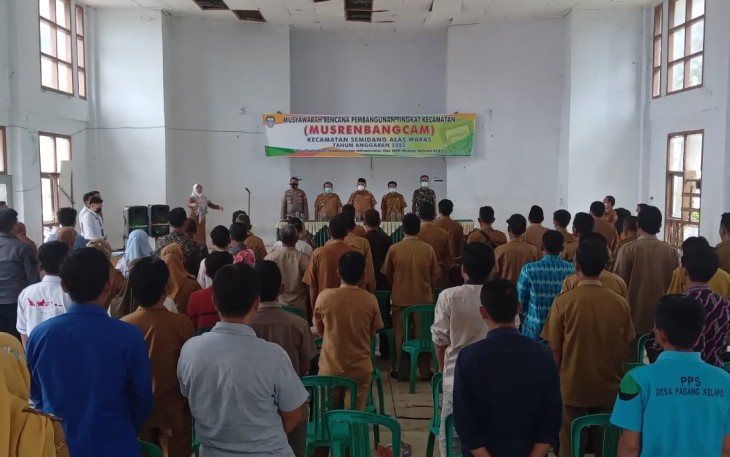 Musyawarah Rencana Pembangunan Tingkat Kecamatan Semidang Alas Maras, Kabupaten Seluma
