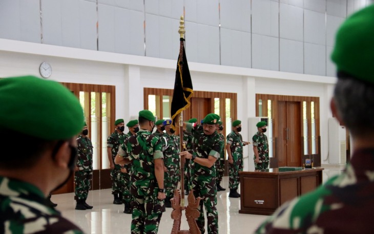 Pangdam XII/Tpr Pimpin Sertijab Pejabat Golongan IV