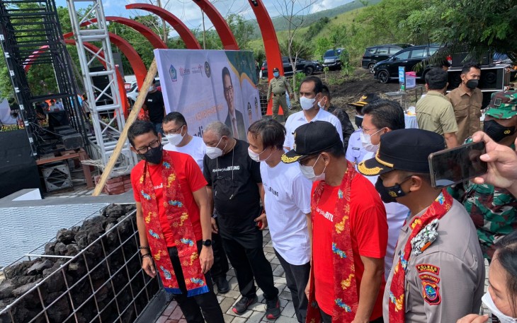 Menparekraf RI, saat sambangi Taman Wisata Alam Batu Angus di Kota Bitung