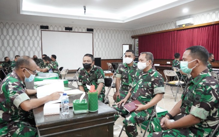 Korem 071/Wijayakusuma Terima Tim Wasrik 