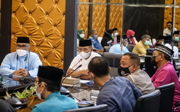 Rakor Gugus Tugas Kabupaten Layak Anak (KLA) tingkat Nasional, di Ruang rapat dua, Kantor Bupati Bintan