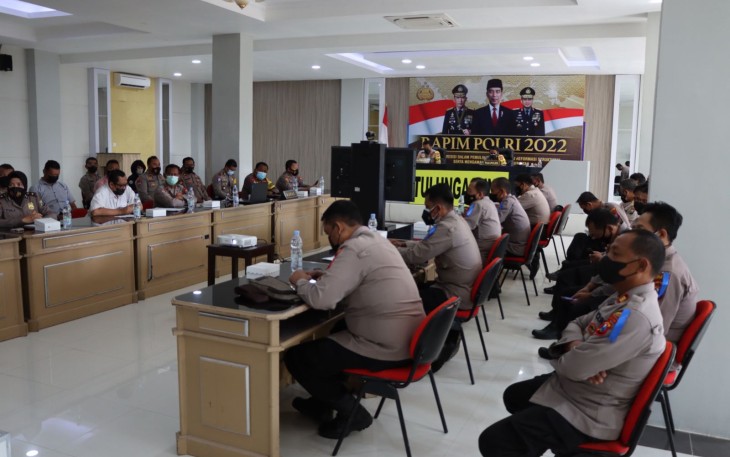 Rapim Polri Tahun 2022 secara Virtual