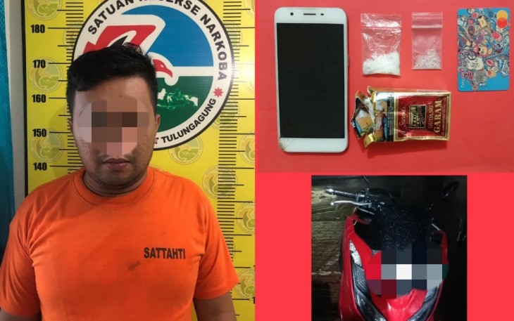 CBP, diduga pengedar narkoba jenis sabu beserta barang bukti 