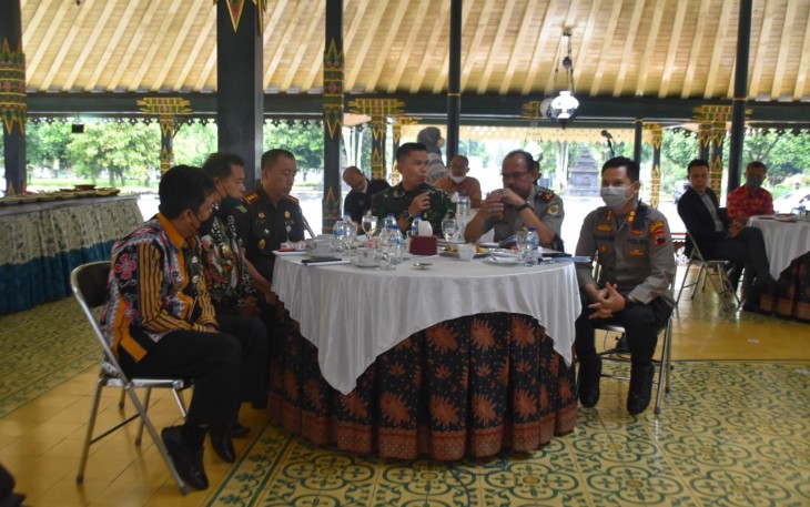 Kodim 0707/Wonosobo siap Back Up Kebijakan Pemda Wonosobo