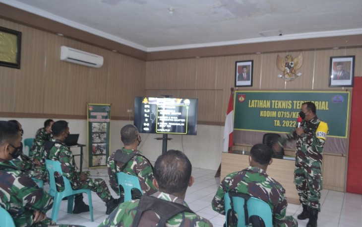 Latihan Teknis Teritorial Kodim 0715/Kendal