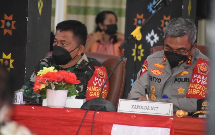 Pangdam IX/Udayana Ikuti Rapat Progres Penyelenggaraan MPP dan Pemberdayaan UMKM