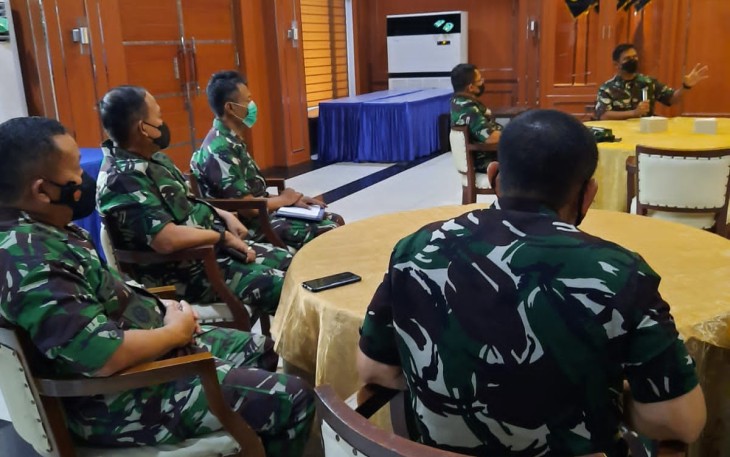 Pejabat Kolinlamil Terima Briefing Kepala Staf Kolinlamil