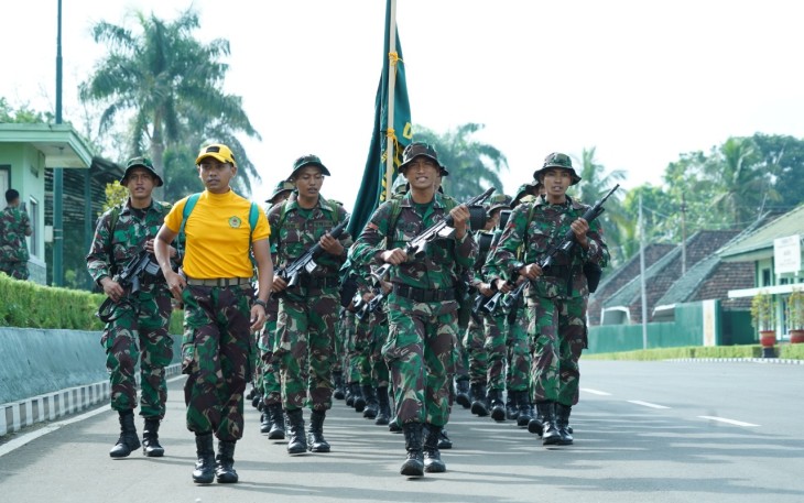 Irdivif 2 Kostrad Pimpin Upacara Pembukaan Tradisi Warga Baru Divif 2 Kostrad TA 2022