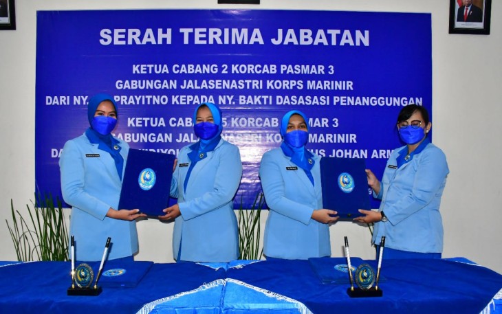 Memorandum dan Sertijab Ketua Jalasenastri Cabang 2 Korcab Pasmar 3 