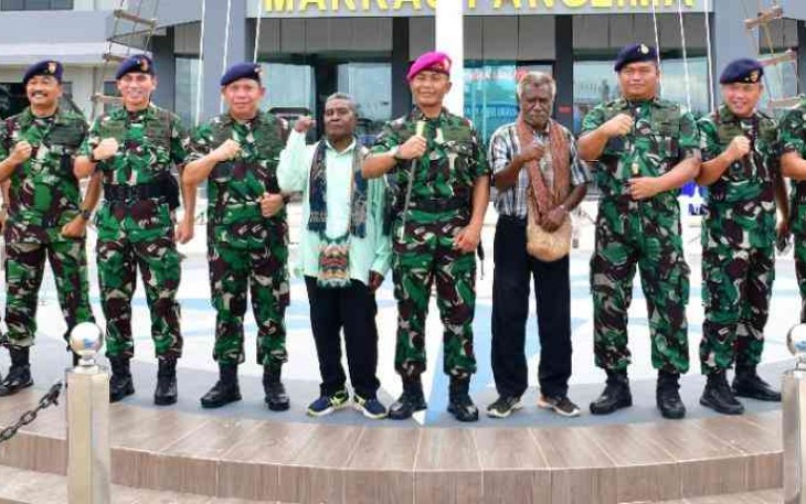 Danpasmar 3 Hadiri Pembukaan Dikmaba dan Dikmata TNI AL Angkatan XLII TA.2022