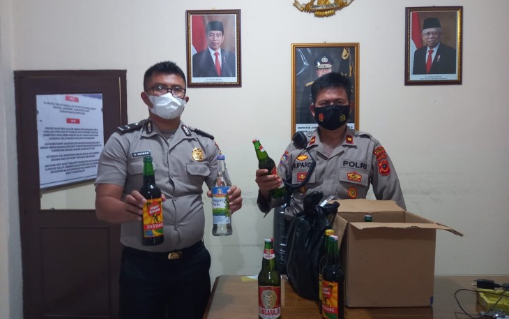 Operasi Pekat Jelang Ramadhan, Polisi Sita Puluhan Miras 