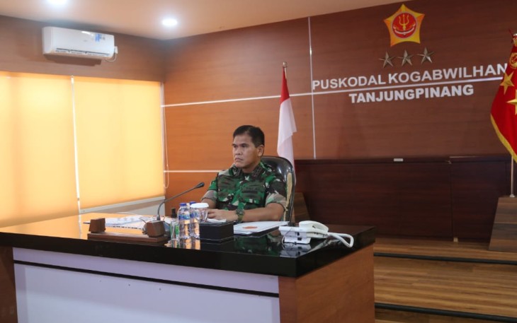 Pangkogabwilhan I Ikuti Rakor Keamanan Maritim Indonesia Secara I
