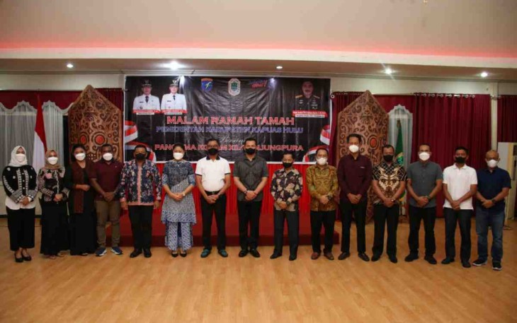 Danrem 121/Abw Dampingi Pangdam XII/Tpr Hadiri Ramah Tamah di Kantor Bupati Kapuas  Hulu  