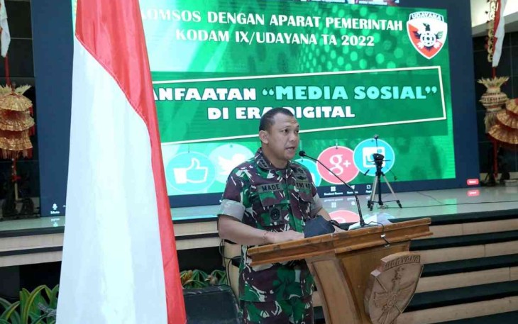 Kodam IX/Udayana Respon Digitalisasi UMKM Berbasis Aplikasi Online di Tengah Pandemi Covid-19