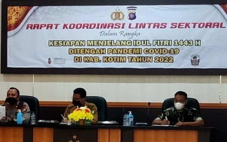 Kodim 1015/Sampit Hadiri Rapat Koordinasi Lintas Sektoral