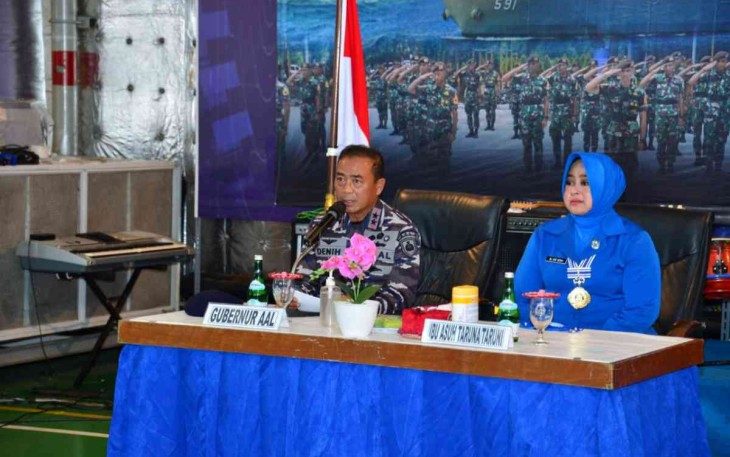 Gubernur AAL Sambut Kedatangan Satlat Prajalasesya Taruna Tingkat I di Makassar