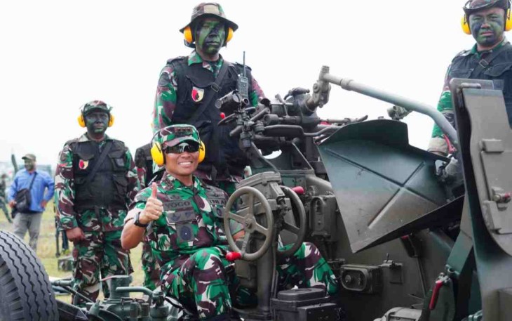Dankodiklatad tinjau Latbakjatrat Terintegrasi Arhanud TA 2022