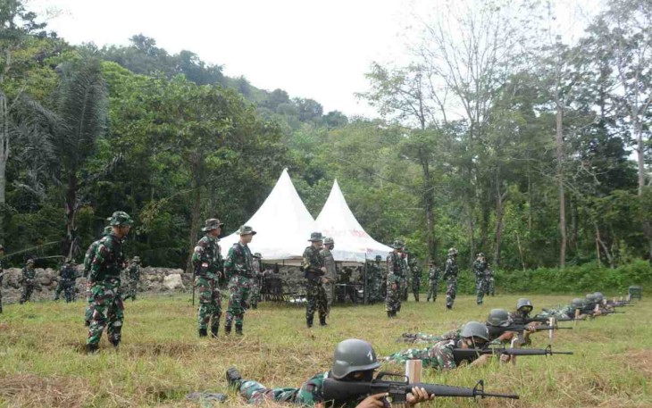 Korem 142/Tatag Mengasah Kemampuan Tempur Prajurit