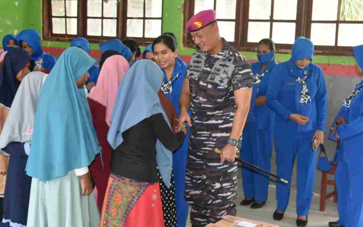 Sambut Bulan Suci Ramadhan 1443 H, Danyonmarhanlan IX Ambon Kunjungi Panti Asuhan