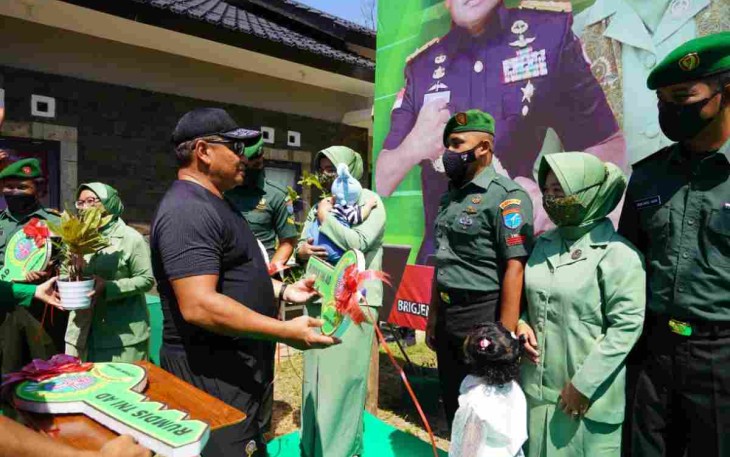 Resmikan Perumahan Dinas Korem 121/Abw, Ini Pesan Danrem !!