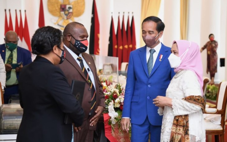 Presiden Jokowi dan PM Marape Bahas Peningkatan Kerja Sama Indonesia-PNG