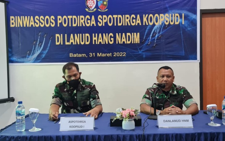Danlanud Hang Nadim, Kita Wajib Waspada dan Antisipasi Timbulnya Kerawanan NKRI