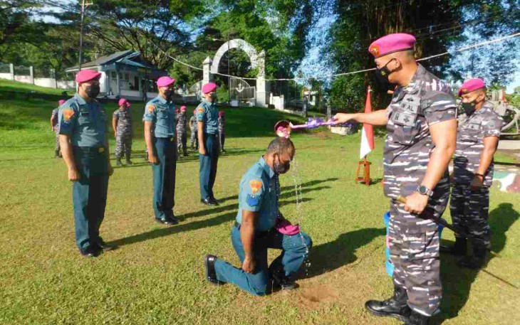 Danyonmarhanlan IX Ambon Pimpin Acara Kenkat Periode 1 April Tahun 2022