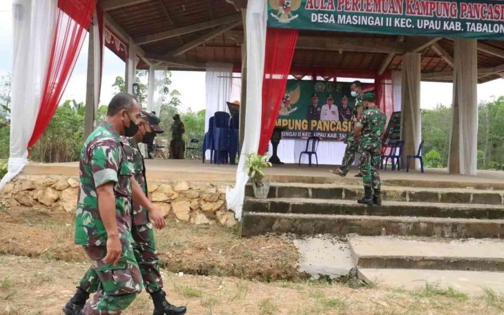 Dandim Tinjau Kesiapan Kampung Pancasila 